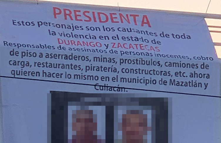 Narco mantas 3 de octubre Culiacán