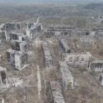 Devastación total en Toretsk
