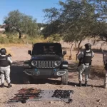 Decomiso de vehículos y armas