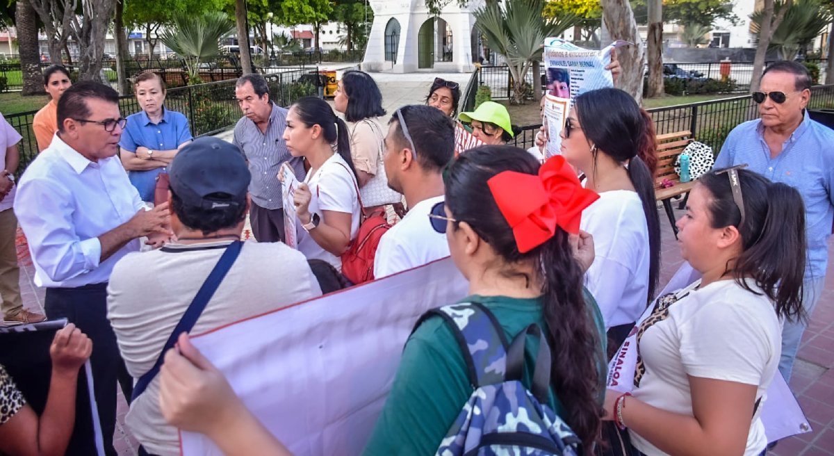 Familiares de desaparecidos en Mazatlan