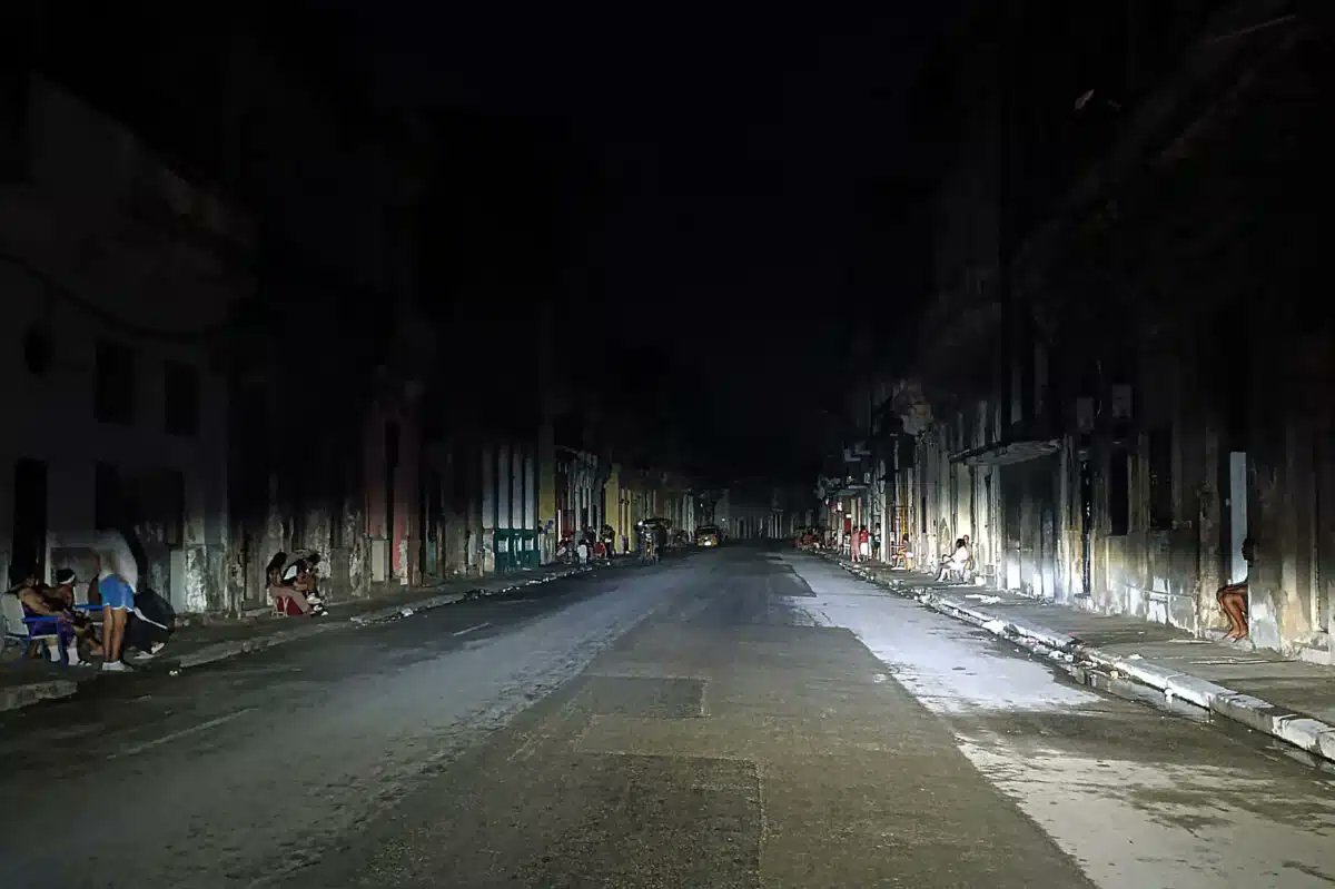 Apagón masivo en Cuba