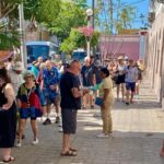 Turistas llegan a Mazatlán a bordo de cruceros