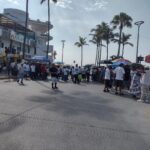 Vendedores de playa protestan en Mazatlán