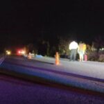 Choque de motociclista en Campo 35