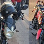 Accidente de motocicletas en Guasave