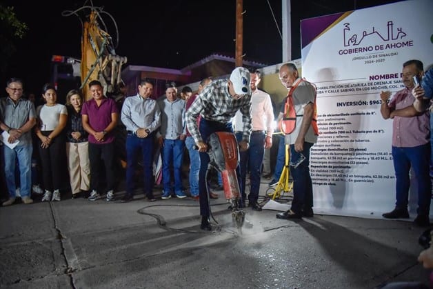 Arranca obra de alcantarillado