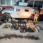 Arsenal decomisado en Culiacán