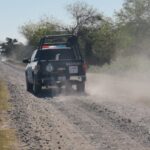 Camino de terracería en el Ejido Taxtes