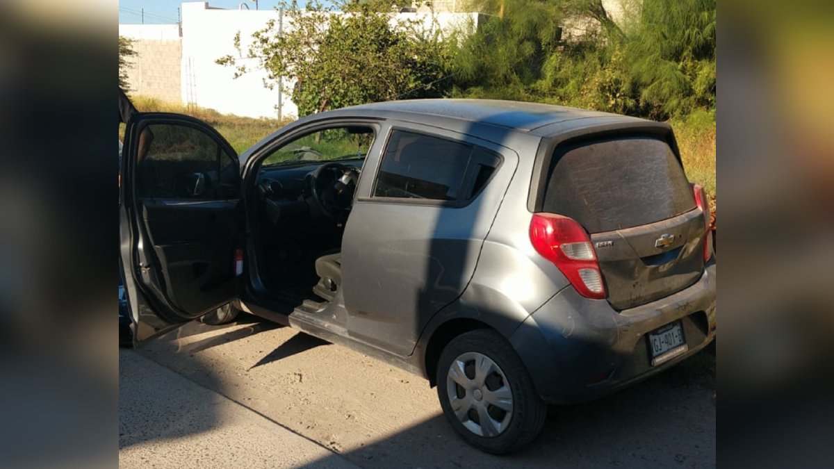 Chevrolet Spark con reporte de robo recuperado en Los Mochis