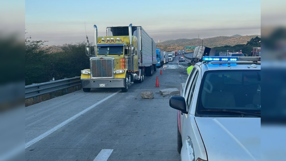 Maxipista reabierta tras accidente de tráiler