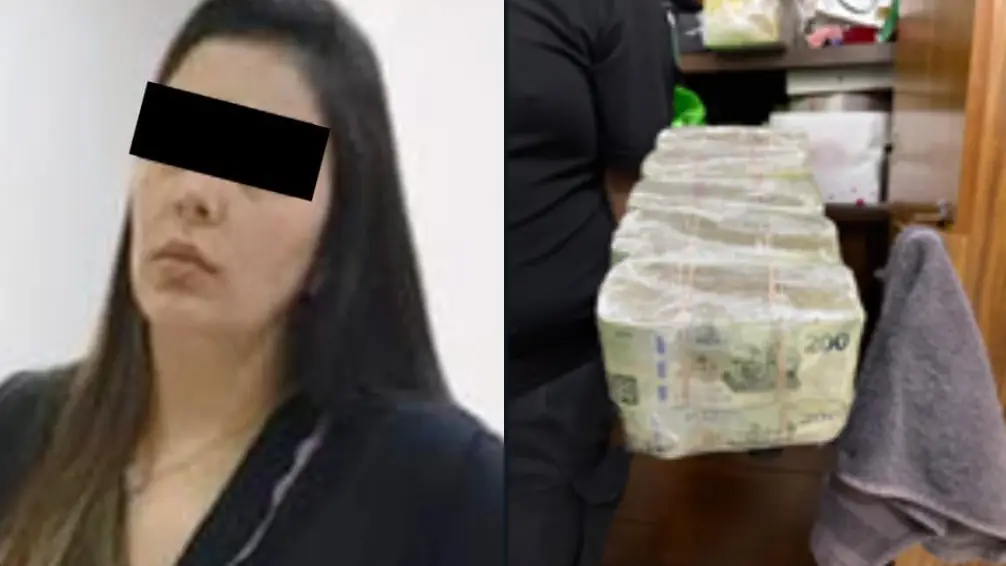 Mujer detenida en Guasave